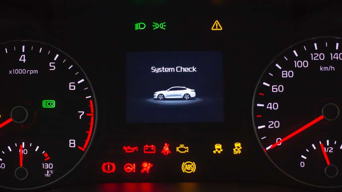 dash lights flicker when car is running